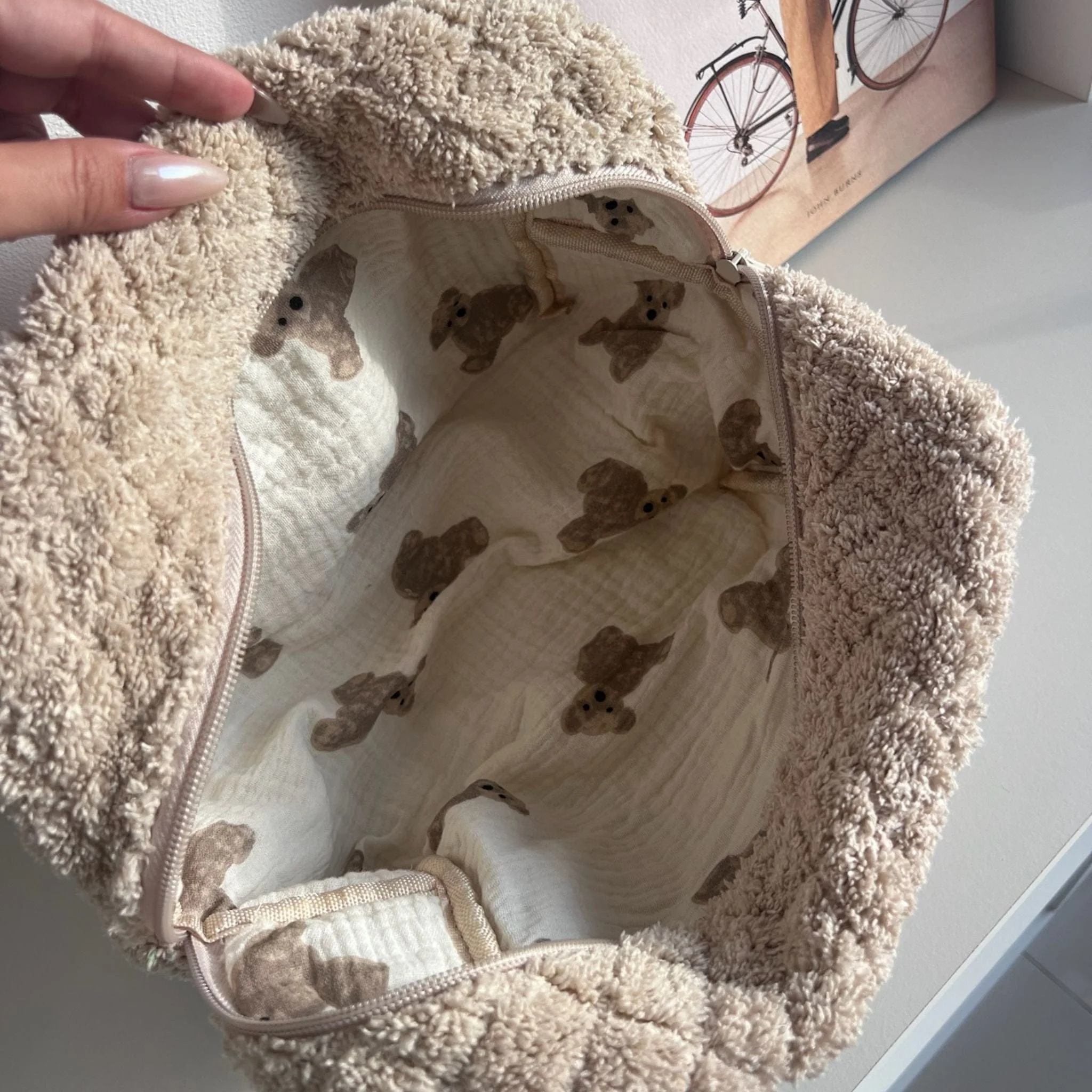 Teddy Large Makeup Bag - Image 5